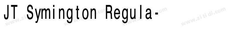JT Symington Regula字体转换 JT Symington Regula字体转换